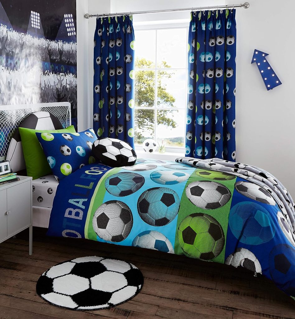 football themed bedroom for boys