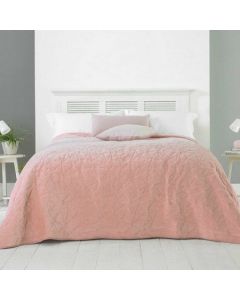 Alexa Bedspread - Blush Pink - 240x260cm