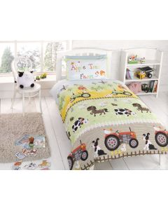 Apple tree farm duvet cover set