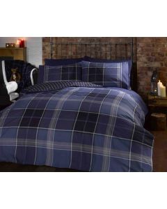 Argyle Duvet Cover Set - Blue