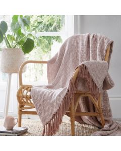 Ascot Throwover Blanket - Pink