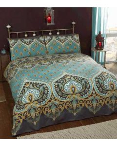 Asha Duvet Cover Set - Emerald