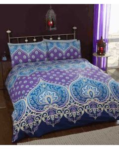 Asha Duvet Cover Set - Sapphire