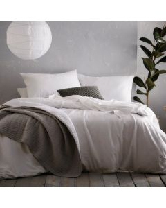 Aspect Duvet Cover Set - White