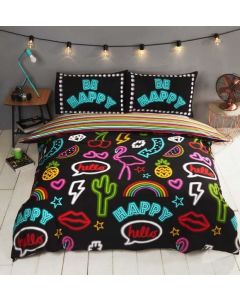 Be Happy Duvet Cover Set
