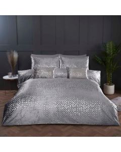 Bellagio Duvet Cover Set - Silver