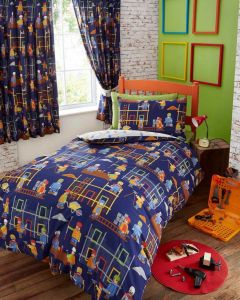 Building Site Duvet Cover Set - Junior
