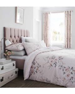 Catherine Lansfield Canterbury Bedding Set - Blush