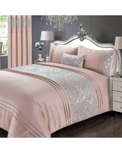 Charleston Sequin Duvet Cover Set - Blush