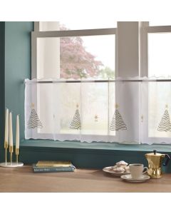 Christmas Tree Cafe Curtains