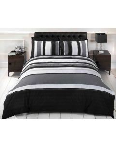 Detroit Duvet Cover Set - Grey