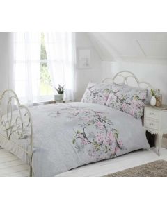 Eloise Duvet Cover Set - Grey