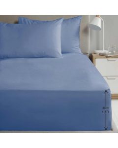 NEW Percale Pillowcase Pair - Blue