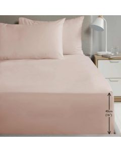 NEW Percale Pillowcase Pair - Blush