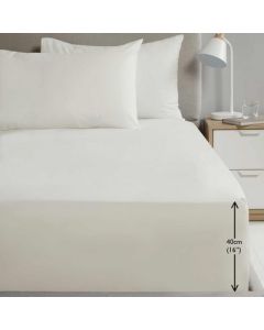 NEW Percale Pillowcase Pair - Cream