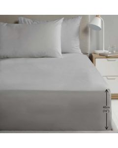 NEW Percale Pillowcase Pair - Grey