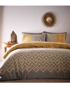 Joel Duvet Cover Set - Ochre