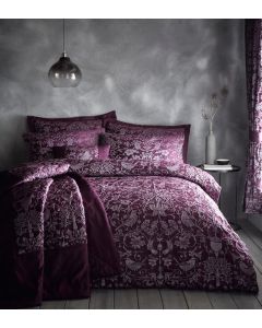 Oak Tree Throwover Set - Plum - 254x254cm