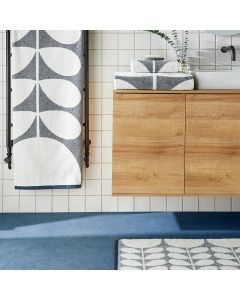 Orla Kiely Sunflower Towels - Whale Blue
