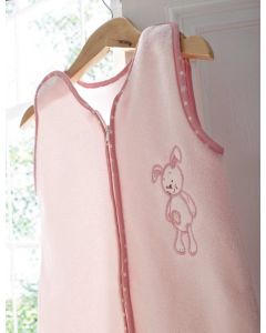 EmbroideRed Sleep Suit 3-9 months - Patch - Pink