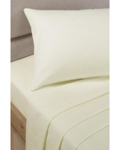 Percale Flat Sheets - Cream