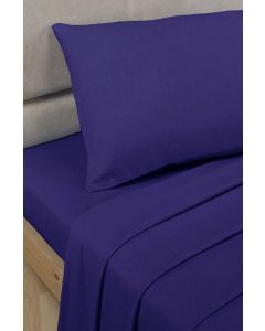 Percale Fitted Sheets - Navy Blue