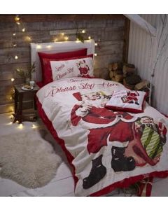 Catherine Lansfield Retro Santa Bedding Set