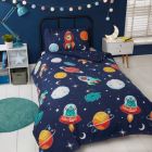 Space And Aliens Duvet Cover Set