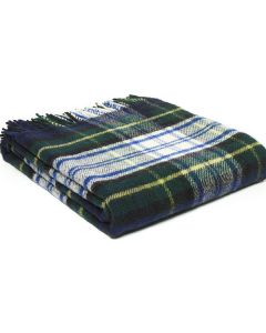 All Wool Tartan Throw - Dress Gordon - 150x183cm