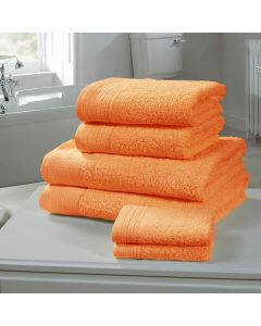 Egyptian Cotton 600gsm Towels - Chatsworth - Tangerine