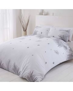 Tropics Duvet Cover Set - Grey