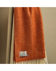 tweedmill-fisbone-orange-wool-throw1.jpg