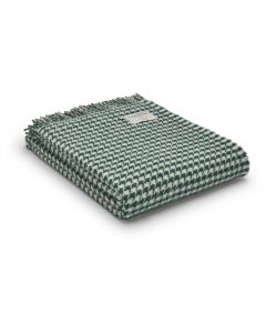 tweedmill-houndstooth-green-wool-throw1.JPG