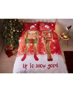 Catherine Lansfield Up To Snow Good Bedding Set - Red
