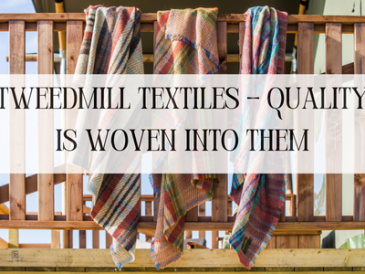 tweedmill textiles based in wales with their wool throws